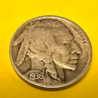 1936 Buffalo Nickel S Mint  