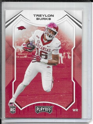 Treylon Burks 2022 Chronicles Draft Playoff #15 Rookie Card