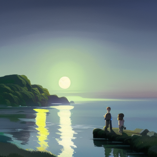 Listia Digital Collectible: Gorgeous Full Moon Over the Bay