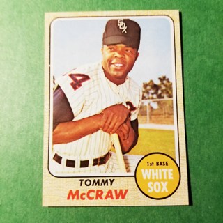 1968 - TOPPS BASEBALL CARD NO. 413 - TOMMY McCRAW - WHITE SOX