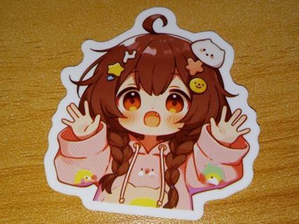 So Cute new one vinyl lap top sticker no refunds regular mail very nice quality