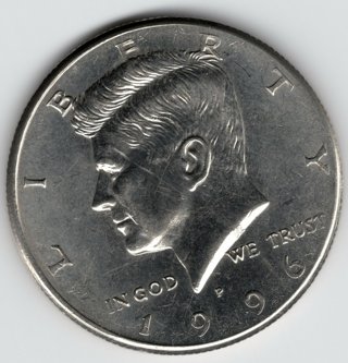 1996 P&D JFK HALF DOLLAR SET OF TWO CIRCULATED