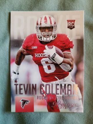 2015 Panini Prestige Rookie Tevin Coleman