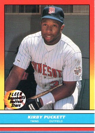 1988 Fleer Kirby Puckett Hottest Stars