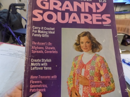 Vintage Today's Woman Granny Squares Magazine All directions included # 2