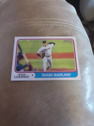 2023 Topps Heritage #114 Jesus Luzardo Miami Marlins