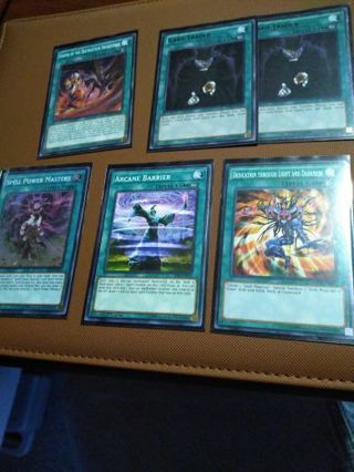 5 random Yu-Gi-Oh spell cards