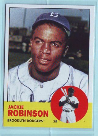 2022 Topps Archives Jackie Robinson Baseball Card # 42 Dodgers