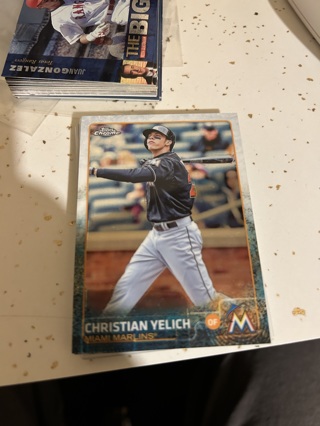 2015 topps chrome christian yelich