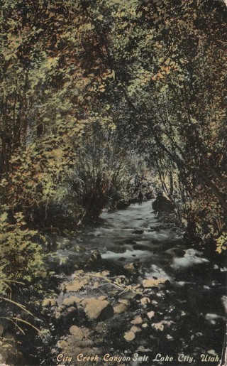 Vintage Used Postcard: 1912 City Creek Canyon, Salt Lake City, UT