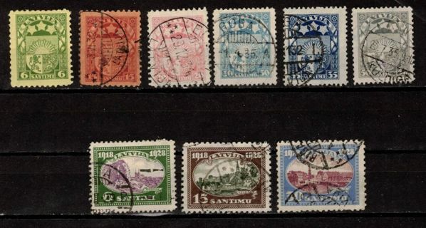 Latvia Stamps 1927-33