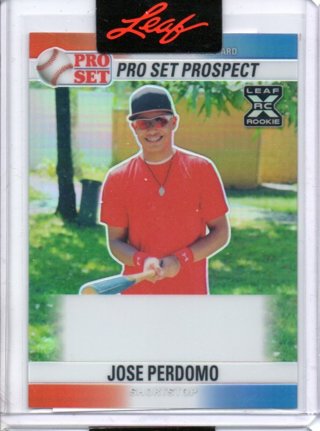 2022 Leaf Jose Perdomo 1/1 Unsigned Proof