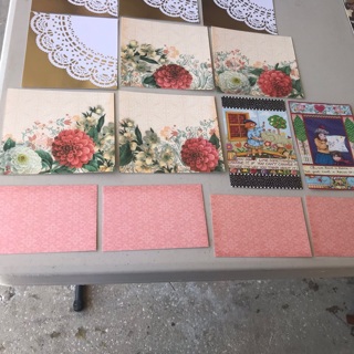 Scrapbook Paper Crafts mixed Lot, Card Making, free mail