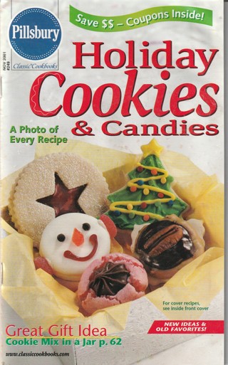 Soft Covered Recipe Book: Pillsbury: Holiday Cookies & Candies