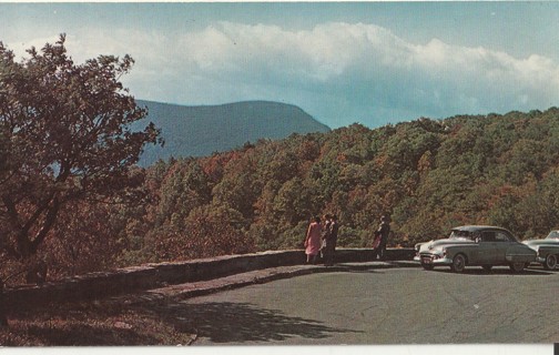 Vintage Unused Postcard: p: Stoneyman Mountain, VA