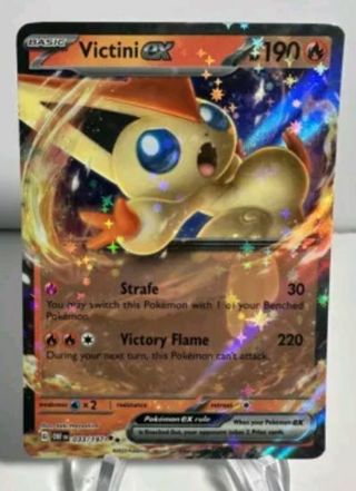 NM Victini Ex Pokemon card