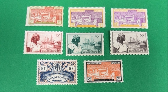 Guadeloupe stamp lot