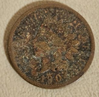 1904 Copper Indian Head Cent
