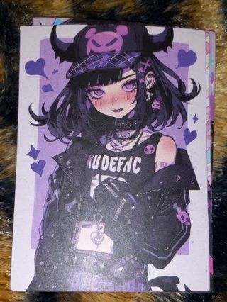 Cute one nice vinyl sticker no refunds regular mail only Very nice quality!