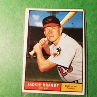 1961 - TOPPS BASEBALL CARD NO. 515 - JACKIE BRANDT - ORIOLES