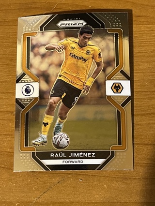 2022-23 Panini Prizm Premier League Soccer - Base Card - RAUL JIMENEZ #247