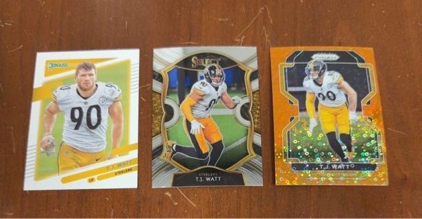 T.J. Watt football lot Pittsburgh Steelers 