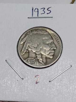 1935 Buffalo Head Nickel! 9.2