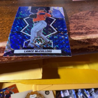 2022 panini prizm mosaic camo lance McCullers baseball card 