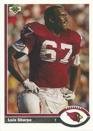 Tradingcard - NFL - 1991 Upper Deck #428 - Luis Sharpe - Phoenix Cardinals