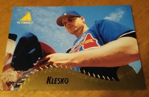 1995 Pinnacle #224 Ryan Klesko: Braves