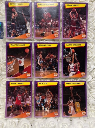 Set Of 9 Basketball Cards