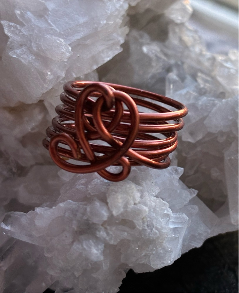 Free: Copper wire ring