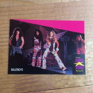 1991 ProSet Super⭐️Stars MusiCards | BULLETBOYS | Card # 302