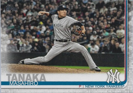 2019 Topps #396 Masahiro Tanaka New York Yankees