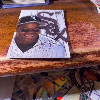 1993 leaf studio Frank Thomas baseball card 