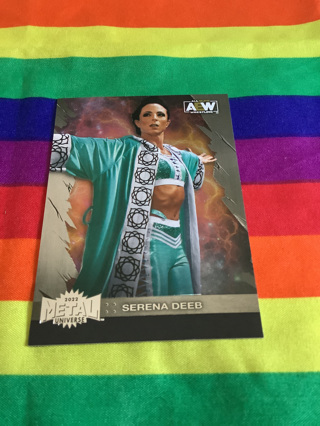 WWE AEW All Elite Wrestling 2022 Skybox Metal Universe Card #12 Serena Deeb