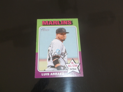 2024 Topps Heritage nl  all-star   Luis Arraez  card   #  341 Miami Marlins