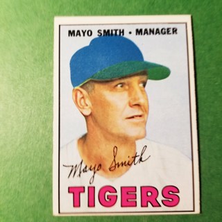 1967 - TOPPS BASEBALL CARD NO. 321 - MAYO SMITH - TIGERS - EXMT/NRMT/MT. - READ