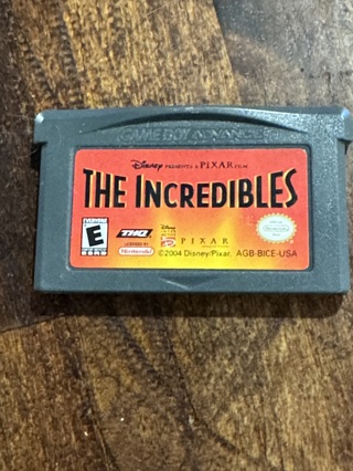  Vintage Nintendo Gameboy The Incredibles Game