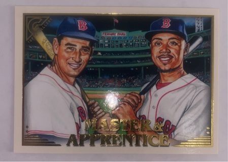 2019 Topps Gallery Master&Apprentice Williams/Betts Boston Red Sox 