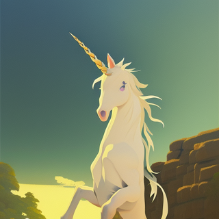 Listia Digital Collectible: Golden unicorn