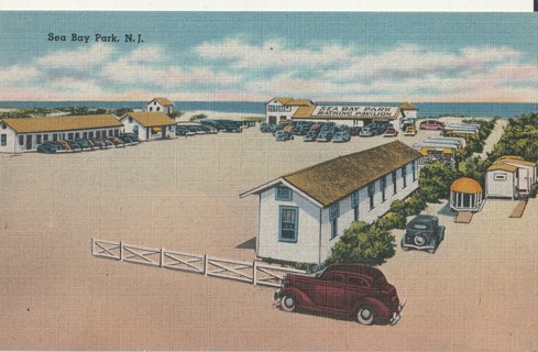 Vintage Unused Postcard: Linen: Sea Bay Park NJ