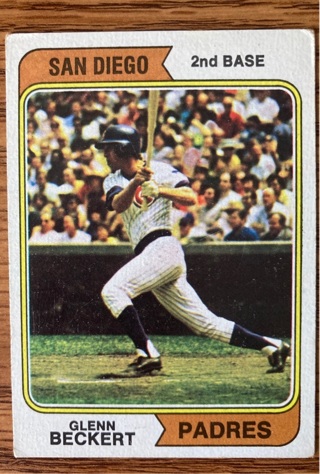 1974 Topps Glenn Beckert baseball card 