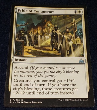 MTG ✨ Pride of Conquerors - (U) 017/196 Rivals of Ixalan (RIX) ✨ Magic the Gathering (2018)