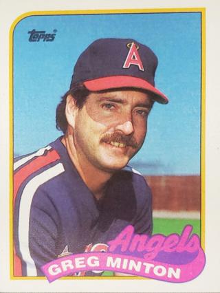 Greg Minton 1989 Topps California Angels