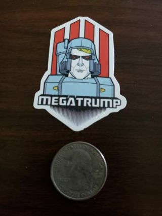 Transformers Megatron Trump Vinyl Decal Sticker Bomb Car Bike Motorcycle Skateboard Laptop