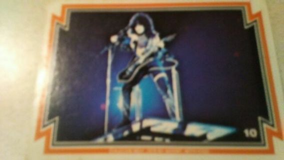 1978 ORIGINAL KISS AUCOIN PAUL STANLEY TRADING CARD# 10
