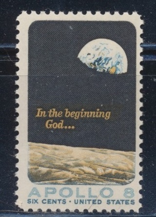 United States:  1957, Apollo, Earth & Moon, MNH-OG, Scott # 1371 - US-5330o