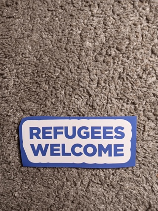 Refugees Welcome Sticker 