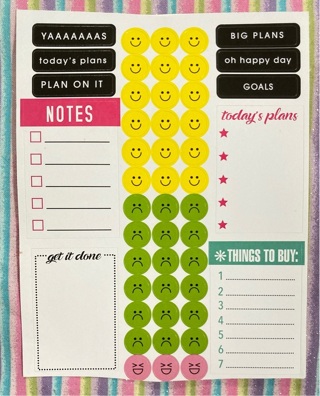 Planner sticker sheet 